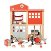 Small foot - houten grote brandweerkazerne met accessoires
