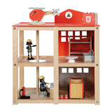 Small foot - houten grote brandweerkazerne met accessoires - afbeelding 5