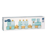 Small foot - houten trein blauw - afbeelding 2