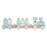 Small foot - houten trein blauw - afbeelding 3