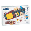 Small foot houten gereedschap met riem