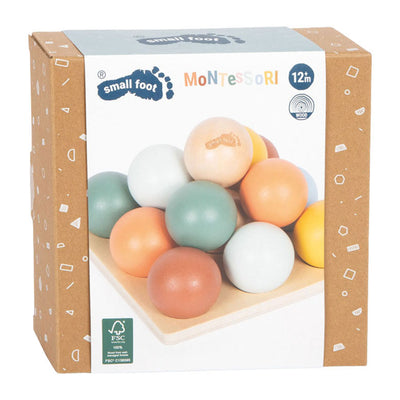 Small foot - houten montessori sorteerspel met ballen