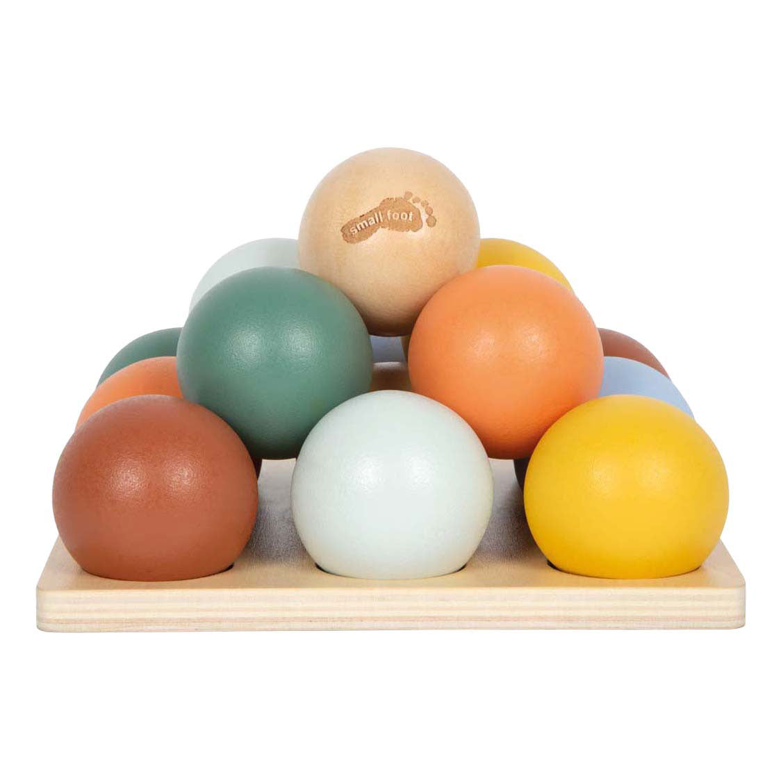 Small foot - houten montessori sorteerspel met ballen