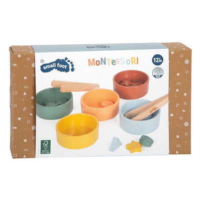 Small foot - houten montessori sorteerspel met knijptang