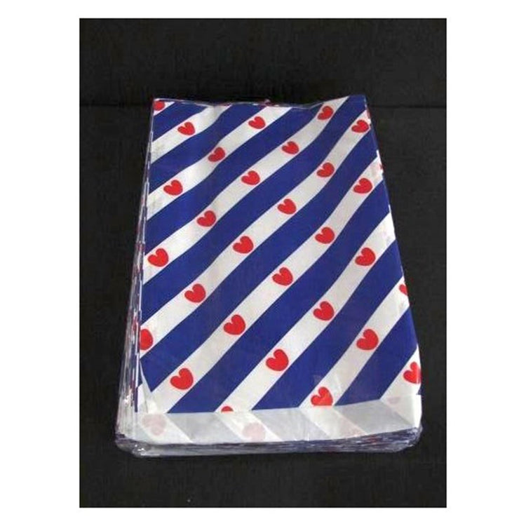 Vlakke zakjes friesland 17x25 250st