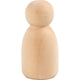 Creativ company cc houten figuur ovaal 6 cm 5 stuks