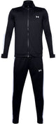 Under armour ua rival knit track suit-blk heren trainingspak - zwart - wit