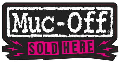 Muc-off raamsticker sold here