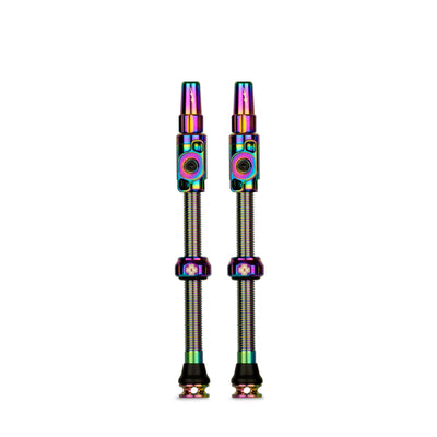 Muc-off tubeless ventiel big bore lite xxlarge iridescent franse presta ventiel 70mm