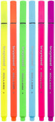 Bruynzeel fineliner set neon 6 kleuren