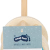 Small foot - houten duwfiguur rammelaar
