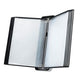 Tarifold zichtpanelensysteem djois 714507 a4 10 panelen zwart