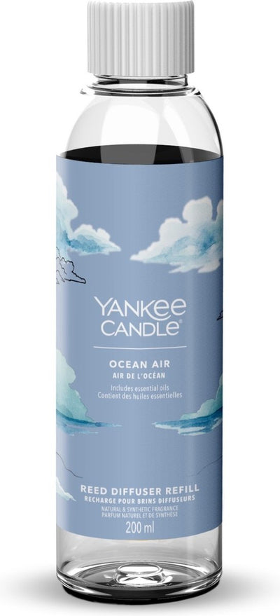Yankee candle - navulling voor geurstokjes 200 ml - ocean air