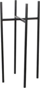 Mica decorations ascot plantenstandaard - l24 x b24 x h55 cm - metaal - zwart