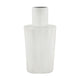 Naturel collections dijk natural collections vaas metaal 14x9x28,5cm wit grey-wash