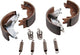 Valeryd bremsbackensatz brake shoe set .