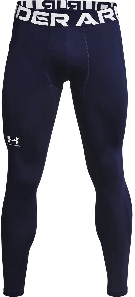 Under armour ua cg armour leggings-blu heren sportlegging - midnight navy - wit