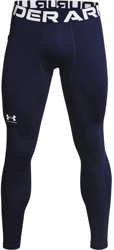Under armour ua cg armour leggings-blu heren sportlegging - midnight navy - wit