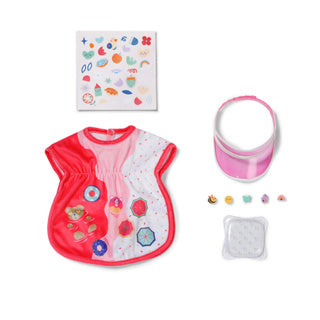Baby born beach outfit 43cm | 2 stuks