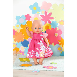 Baby born dress flowers 43 cm | 2 stuks