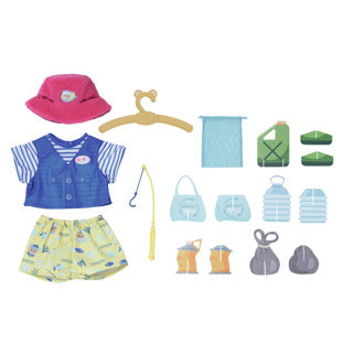Baby born fisherman outfit | 2 stuks