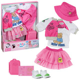 Baby born travel set 43 cm | 2 stuks - afbeelding 1