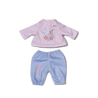 Baby born jogging suit rose 36 cm | 2 stuks