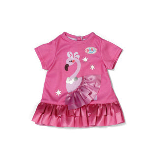 Baby born dress flamingo 43 cm | 2 stuks