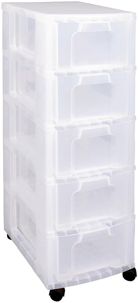 Really useful box ladenblok 5 x 12 l | transparant