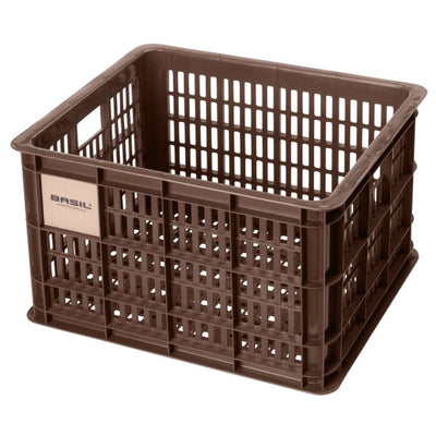 Basil fietskrat M - medium - 29.5 liter - bruin