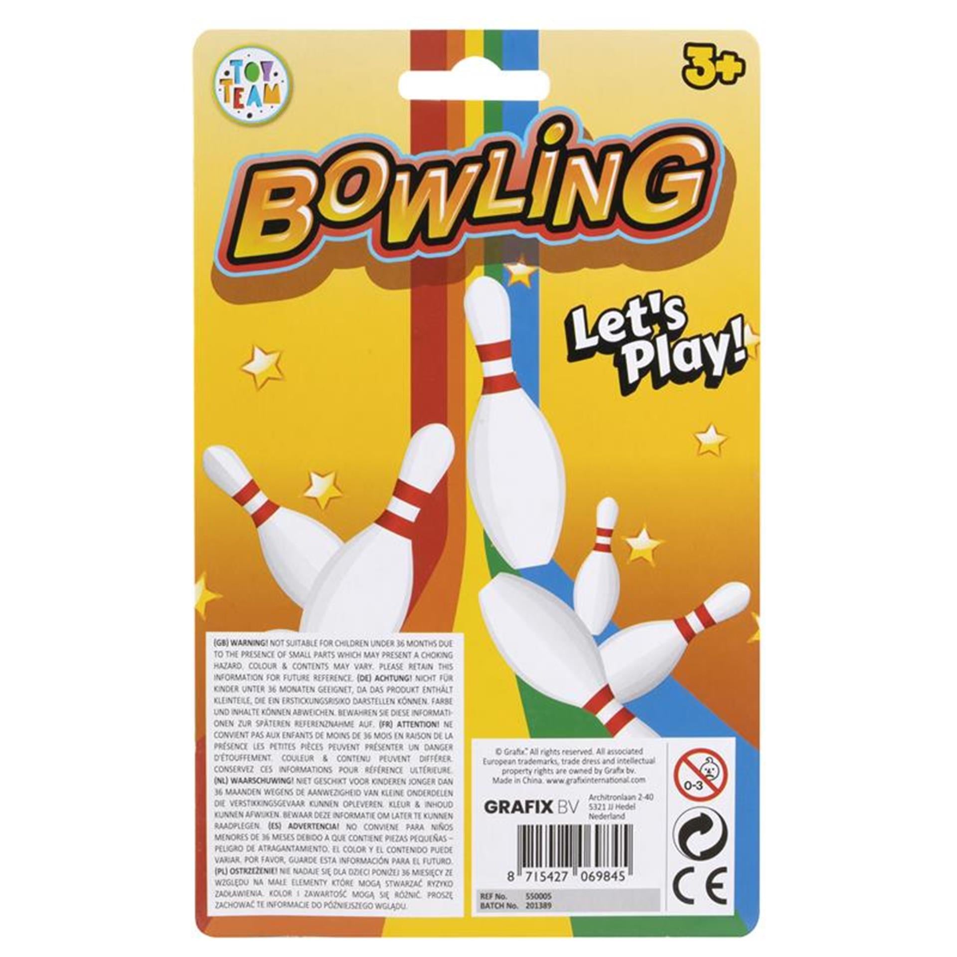 Grafix mini bowlingset 20x12cm