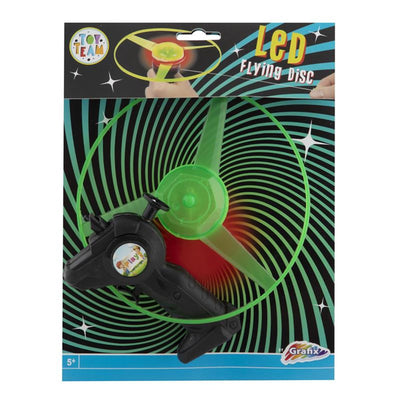 Grafix led flying disc met trekkoord