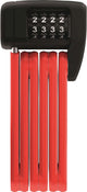 Abus vouwslot bordo lite 6055c - met cijfercode - extra licht cijferslot van speciaal staal - -security level 7 - 60 cm - rood