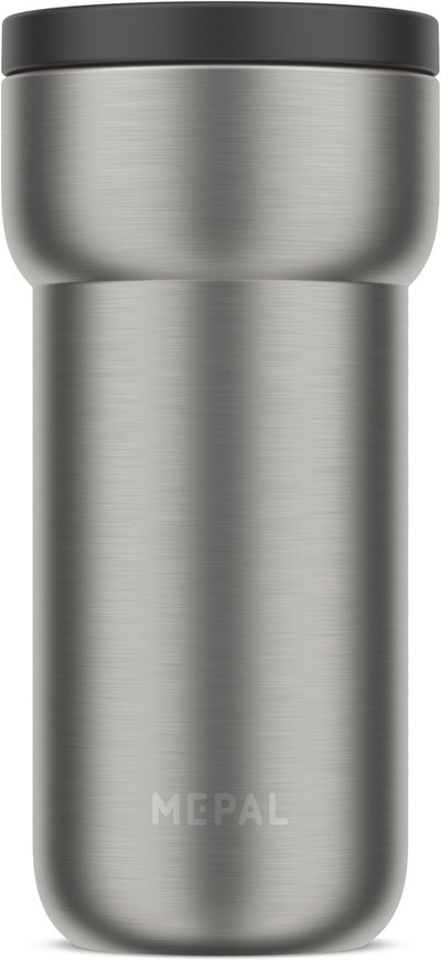 Mepal isoleerbeker ellipse - 375 ml - koffiebeker to go - lekdicht - nordic black
