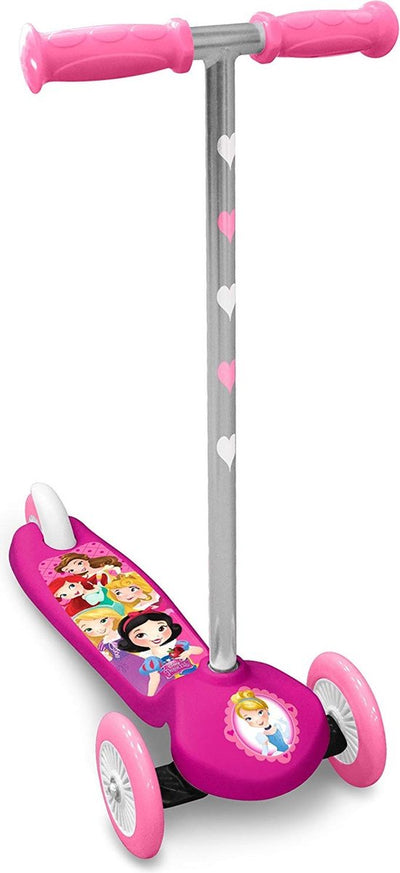 Princess 3-wiel kinderstep voetrem meisjes roze