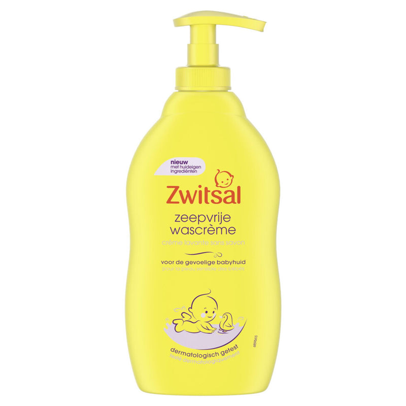 Zwitsal wascreme gevoelige huid 400ml