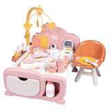 Poppen verzorgingsset 3 in 1 roze - afbeelding 2