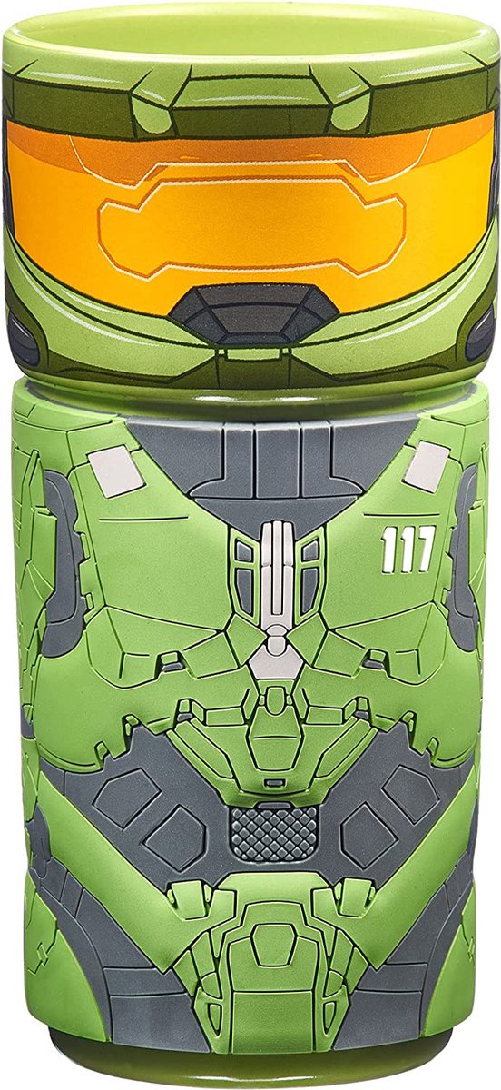 Coscups numskull - halo - master chief coscup herbruikbare thermo mok