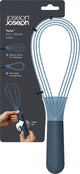 Joseph joseph twist whisk – sky blue - 2‑in‑1 opvouwbare garde