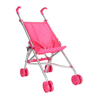 My beautiful dolls room poppenbuggy roze | 4 stuks