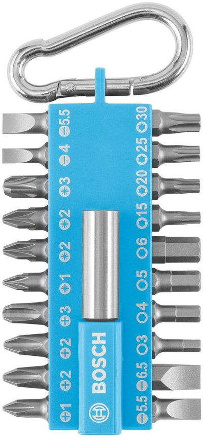 Bosch schroeven mp 21-delige schroefbitset (lichtblauw)