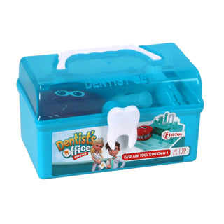 Toi-toys tandartskoffer met accessoires 10-delig | 2 stuks
