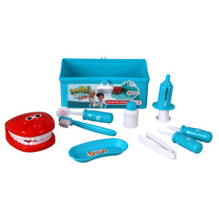Toi-toys tandartskoffer met accessoires, 10dlg.