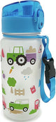 Puckator little tractors pop top 350ml breukbestendige kinder drinkfles schoolbeker drinkbeker kind tractor
