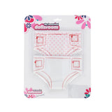 My beautiful dolls room my beautiful dollsroom poppenluiers stof op kaart 2 stuks | 12 stuks - afbeelding 1