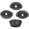 Basil Buddy Rubberen Ringen - Set van 4 - Zwart