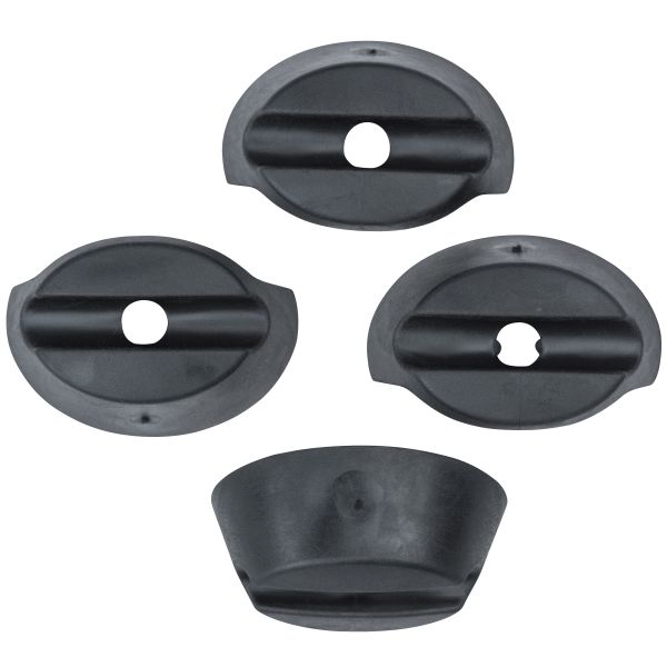 Basil Buddy Rubberen Ringen - Set van 4 - Zwart