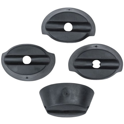 Basil Buddy Rubberen Ringen - Set van 4 - Zwart