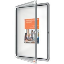 Buitenvitrine nobo veiligheidsglas 4x a4 59,5x67x4,5cm