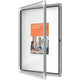 Buitenvitrine nobo veiligheidsglas 4x a4 59,5x67x4,5cm
